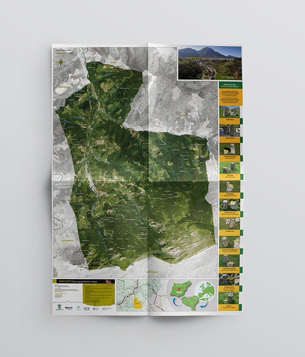 Ayuntamiento de Amezketa Ayuntamiento de Amezketa - Mapa de toponimos de Amezketa