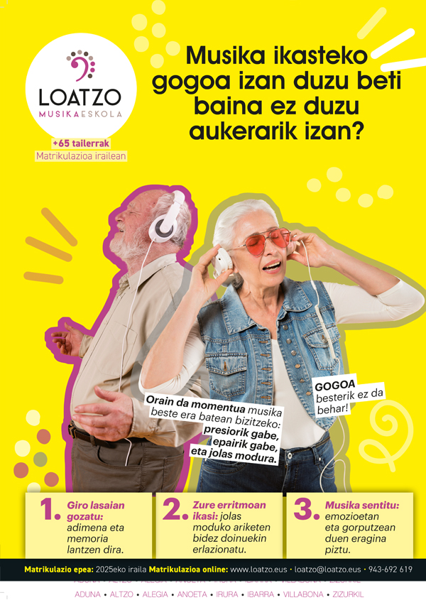 Loatzo musika eskola - Cartel