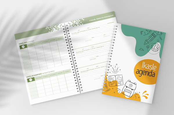 Agendas y cuadernos personalizadas en euskera