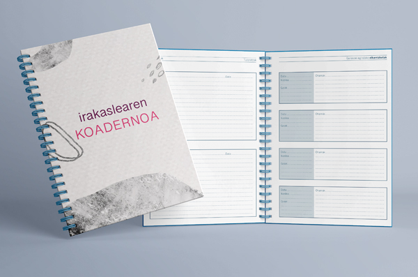 Agendas y cuadernos personalizadas en euskera